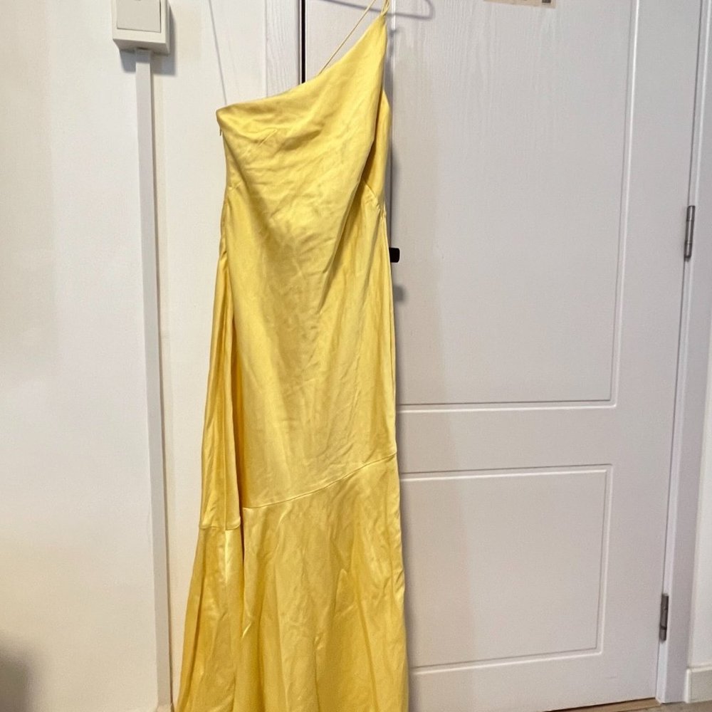 Significant Other Lana Bias Dress - Lemon - Picture 3 of 3